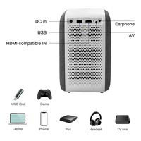 Projecteur Led Full HD LCD Projecteur Vidéo Projecteur Film Home Cinéma Compatible Fire TV, Ordinateurs Portables, PC, PS5