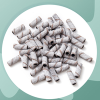 Nouveau style, 50 pièces/boîte, qualité professionnelle, grain 80, 100, 120, 150, 180, 240, petites bandes de ponçage pour ongles de 3 mm avec étiquette personnalisée