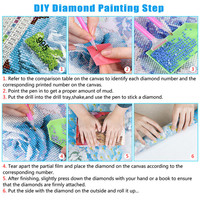 Peinture Diamant 5D Personnalisée DIY Photo Écologique – Image Privée, Animal de Compagnie, Bébé, Mariage – Cadeau Personnalisé, Murale Décorative pour la Maison