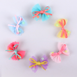 Simpatici fermagli per capelli colorati per cani carino copricapo per animali domestici forcina per capelli con fiocco per cani - Product Image 3