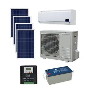 100% солнечный кондиционер сплит-система 48 В DC инвертор/24 часа 18000BTU 100% солнечный кондиционер/стена сплит Кондиционер
