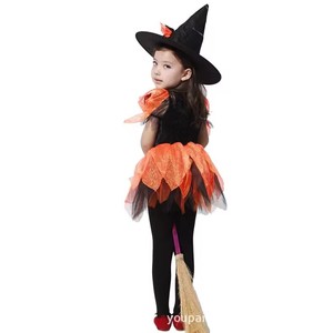 Disfraz <span class=keywords><strong>de</strong></span> Bruja Popular para Niñas, Disfraz Clásico <span class=keywords><strong>de</strong></span> Bruja para Halloween, Vestido <span class=keywords><strong>de</strong></span> Bruja Ecológico <span class=keywords><strong>de</strong></span> Poliéster y Elastano - Product Image 2