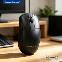 Souris d'ordinateur filaire Dream Kacher, câble USB de 1,2 mètre, suivi optique 1200 DPI, rétroéclairage LED, 3 touches, ergonomique, fine, pour les deux mains