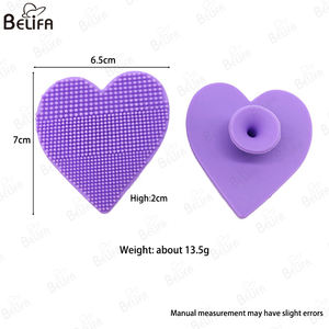 Pinceau à shampoing Spot Love en gros Maquillage doux Tampon propre Exfoliant pour le visage Pinceau nettoyant pour le visage en silicone pour les soins de la peau - Product Image 2