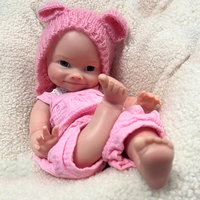 Poupée Reborn en Silicone Corps Entier de 40 cm (16 Pouces) Personnalisée en Usine, Bébé Fille Réaliste pour Thérapie et Confort des Patients