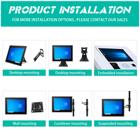Venta Directa de Fábrica, Pantalla Táctil Industrial Integrada MP210, Controlador Maestro, Panel PC Industrial de 21.5 Pulgadas, Multi-OS Comercial