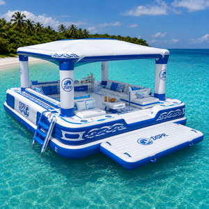 <span class=keywords><strong>Plateforme</strong></span> flottante <span class=keywords><strong>gonflable</strong></span> <span class=keywords><strong>aquatique</strong></span> pour fête <span class=keywords><strong>aquatique</strong></span>, idéale pour les grands groupes au bord de la mer - Product Image 6