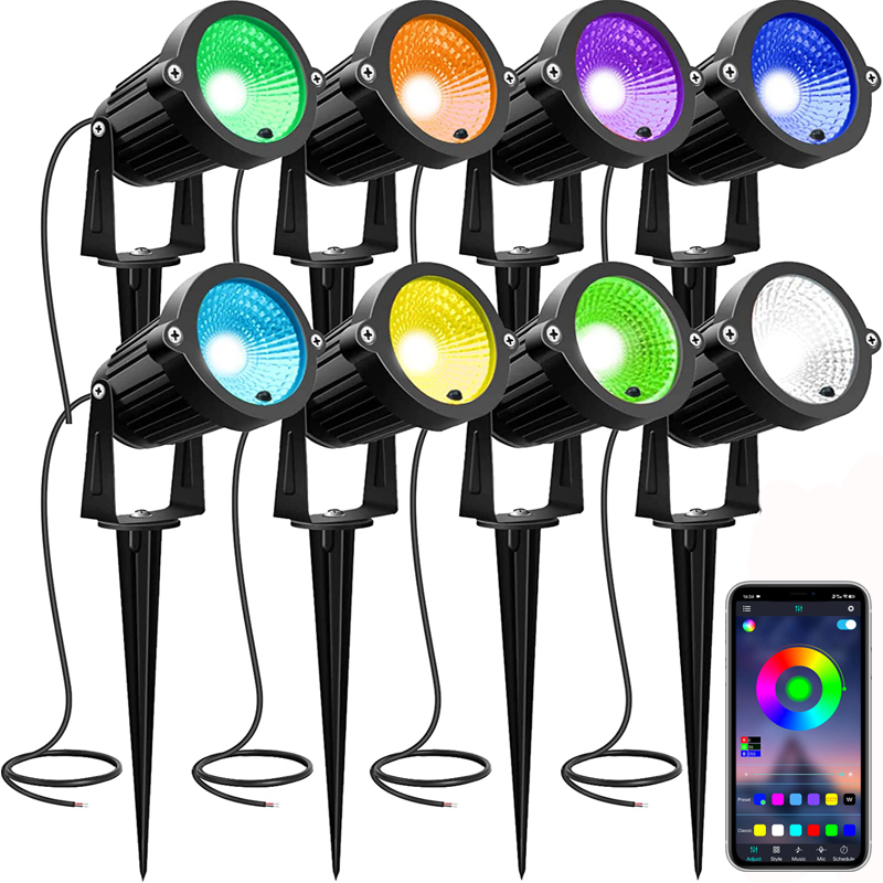 Ландшафтное освещение 10 Вт RGB BT с низким напряжением