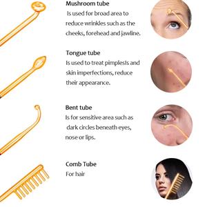 เครื่องนวดหน้าแบบพกพาสำหรับมืออาชีพ  กำลังไฟฟ้าสูง  รักษาสิว ยกกระชับผิวหน้า  สำหรับการดูแลผิวหน้าโดยเฉพาะ - Product Image 2