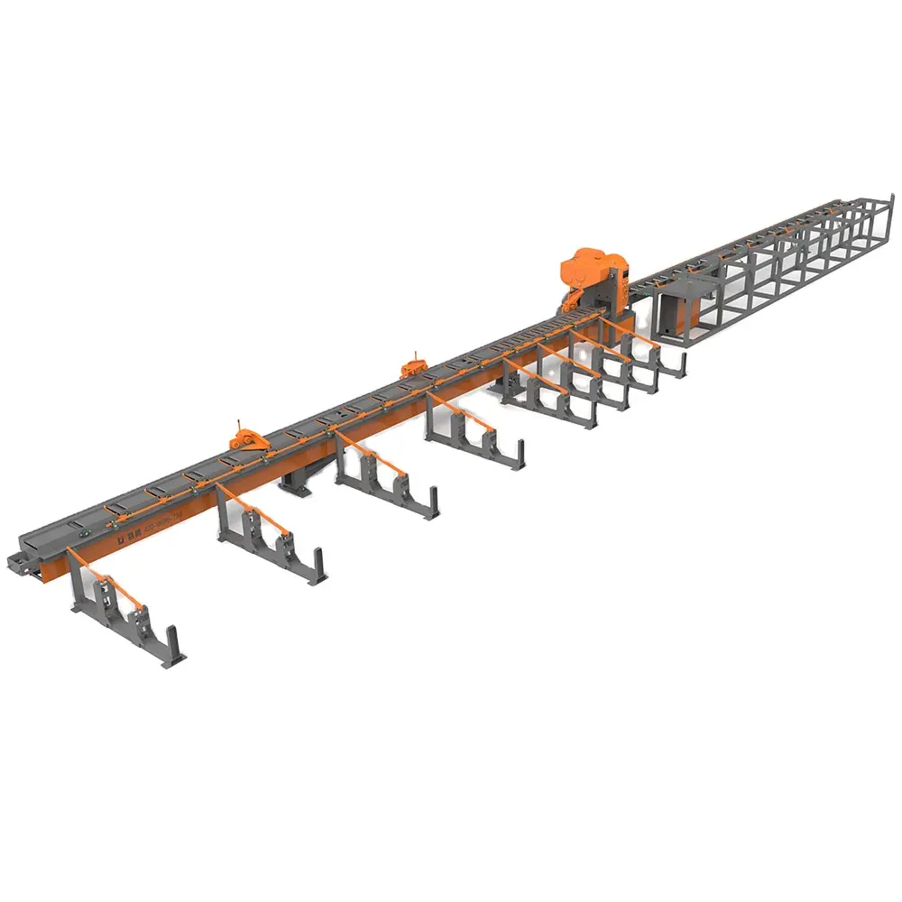 Barre d'acier ronde entièrement automatique tige de coupe barres d'armature billette en acier scie circulaire barre découpeuse