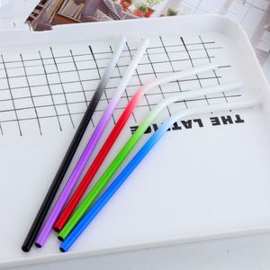 Accessoires de bar, pailles en acier inoxydable réutilisables, droites et courbées, écologiques, 21,5 cm, multicolores, logo personnalisé - Product Image 4