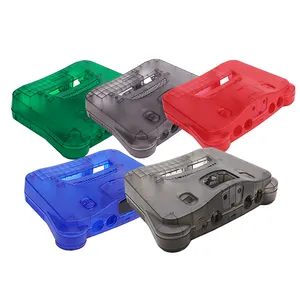 Transparent Plastic Protective Case Replacement Housing Shell Case for N64 Game Console