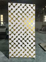 Panneau mural en PVC brillant UV avec feuille d'or, 3 mm, 1220*2440 mm, étanche, idéal pour les villas et les fonds de télévision – Direct Usine