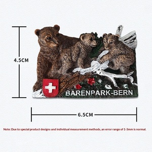 Imán de Resina para Refrigerador de Suiza 2026, Atracción Turística Creativa, Imán 3D Personalizado para Refrigerador, Decoración, Recuerdo de Viaje - Product Image 4