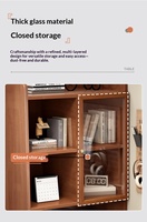 Bureau d'angle en bois durable avec bibliothèque intégrée, ensemble moderne et minimaliste pour chambre à coucher, bureau d'étude et chaise