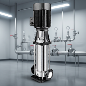 Bomba Centrífuga Vertical Multietapa de Acero Inoxidable, Bomba de Circulación de Tuberías de Frecuencia Variable para Agua Limpia OEM - Product Image 3