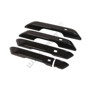 WZXD Gloss Black <b>Door</b> Handle Cover Catch <b>Trim</b> Exterior Accessories for 2022 2023 - Product Image 1