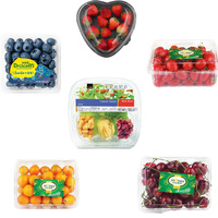 Machine à emballer automatique de remplissage de boîtes de pesage de fruits frais surgelés fraise cerise myrtille avec peseur