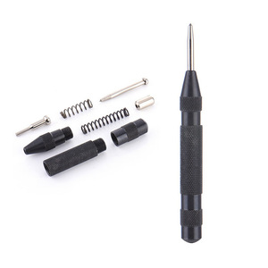 Poinçon central automatique à haute dureté de 130 mm, brise-vitre noir, positionneur - Product Image 2