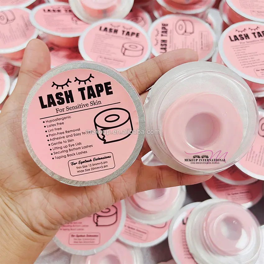 Blue Sensitive Skin Lash Tape เทปซิลิโคนเจลทางการแพทย์สำหรับการต่อขนตา2.5ซม