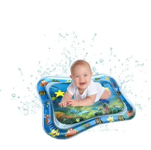 ידידותית לסביבה PVC בטן זמן מתנפח תינוקות מים לשחק מחצלת עם בעלי החיים צף עבור תינוק