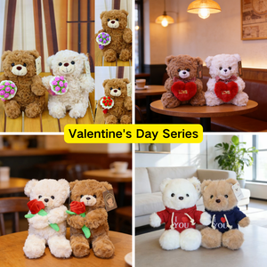 Osos de Peluche al por Mayor, Juguetes de Peluche Suaves Rellenos de Algodón PP, Juguetes Antiestrés, Regalo de San Valentín, Múltiples Estilos, Decoración de Peluche - Product Image 3