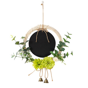 Creative Bois Rotin Petit Tableau Noir Tactile Salon Mur Ornements <span class=keywords><strong>Maternelle</strong></span> Restaurant Décor - Product Image 5