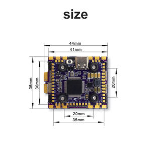 F7 Flight Controller Stack With 45A 60A 4In1 ESC FPV Speed Control System Suitable For FPV <b>Quadcopter</b> Multirotor <b>Drones</b> - Product Image 2