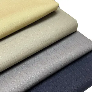 230-300g không thấm nước mưa chống PU2000 polyester cotton kẻ sọc vải với nhiều màu sắc có sẵn