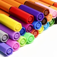 Stylo marqueur fin à l'eau créatif de 0,4 mm, plusieurs couleurs, emballage en boîte, stylo marqueur fin pour l'art