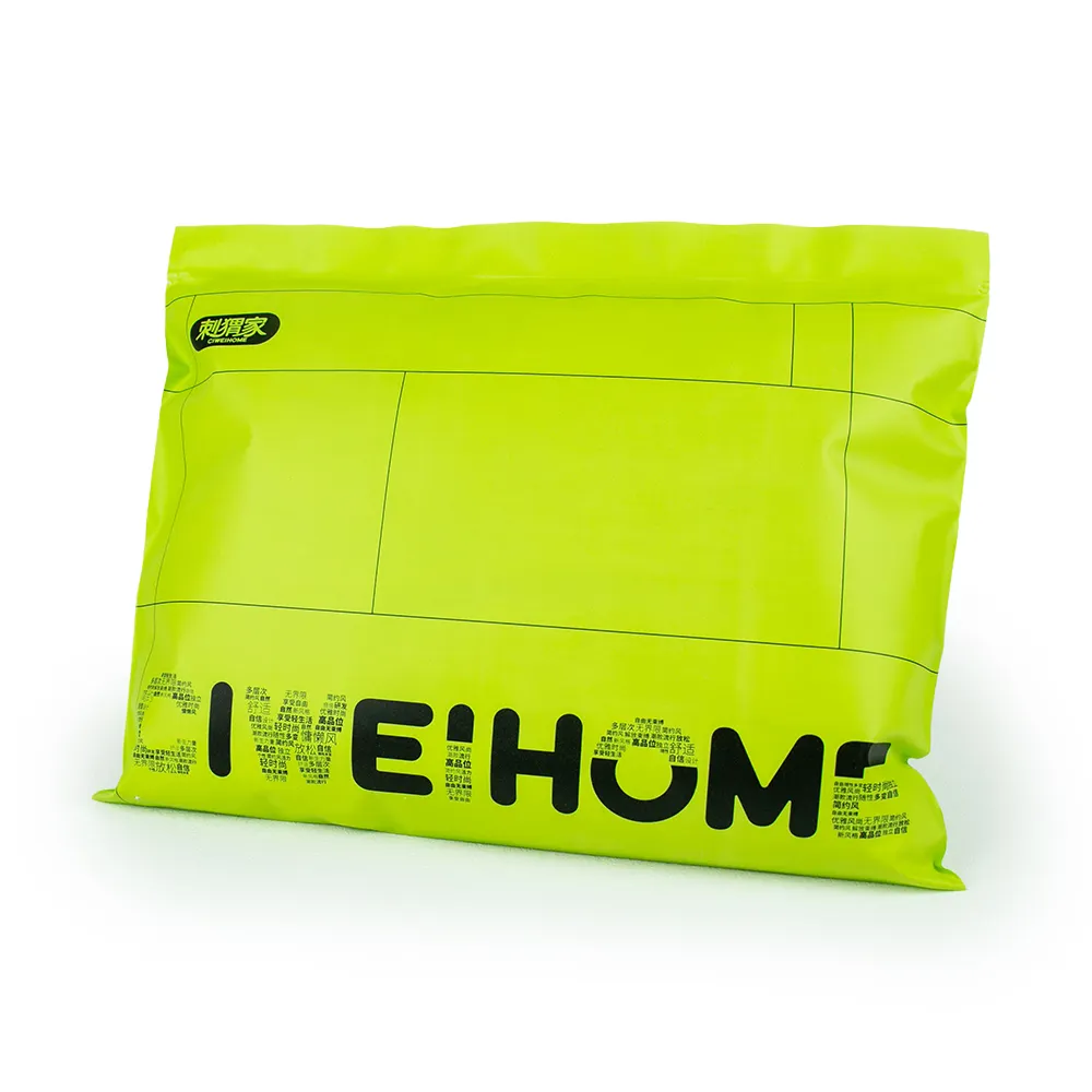 Paquete de ropa impermeable con logotipo impreso personalizado, toalla mate esmerilada, ropa interior, embalaje de ropa, bolsa Ziplock de plástico