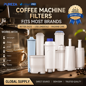 Cartucho de Repuesto para Filtro de Agua de Cafetera Pureza, Compatible con De-Longhi y Phi-lips, Funciona con la Mayoría de las Marcas, Reduce la Formación de Sarro - Product Image 1