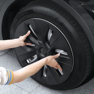 Enjoliveurs de roue pour Tesla Model Y, 19 <span class=keywords><strong>pouces</strong></span>, accessoires, noir mat, enjoliveurs de roue Model Y 2021-2023, lot de <span class=keywords><strong>4</strong></span> - Product Image 5