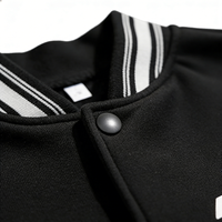 Veste bomber décontractée pour homme personnalisée avec pulvérisation arc-en-ciel, avec patch brodé, ODM/OEM, style streetwear, vestes de baseball universitaires pour hommes