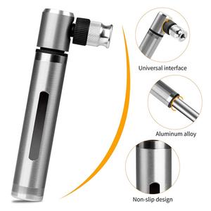 ZOYOSPORTS חדש עיצוב מיני הר כביש אופניים קל במיוחד אלומיניום יד Inflator קטן נייד לחץ גבוה אופני משאבת אוויר - Product Image 4