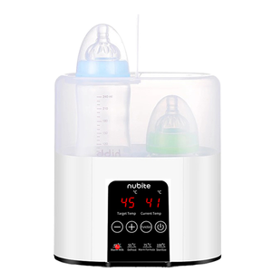 Chauffe-biberon électrique professionnel de qualité supérieure pour bébé, chauffe-biberon double avec stérilisateur - Product Image 1