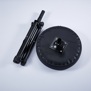Soporte de elevación de Banco de tambor de metal ajustable para guitarra Erhu Guzheng con piezas de hierro de cuero y goma para girar el banco de tambor - Product Image 2
