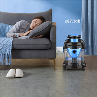 Aspirateur à tapis électrique Compass, aspirateur à tambour haute puissance trois-en-un, 1400W, grande aspiration, utilisation humide/sèche, usage domestique