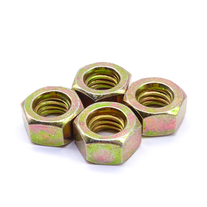 Vàng kẽm mạ Hex hạt grade4.8 6.8 8.8 Hex <span class=keywords><strong>Nut</strong></span> Hex bu lông với <span class=keywords><strong>Nut</strong></span> din934 M24 * 200 mét - Product Image 3