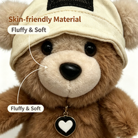 Fabricant de breloques personnalisées en peluche : porte-clés ours en peluche, cadeau pour sac à main, sac à dos, clés de voiture, pendentif décoratif