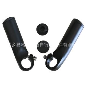 Embouts de guidon de vélo de montagne en alliage d'aluminium noir, antidérapants, cylindriques, monobloc, pour vélos de montagne - Product Image 5