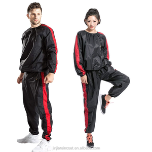 Tuta da sauna in Pvc resistente personalizzata unisex dimagrante da corsa esercizio di peso loos sauna tute da ginnastica per le donne - Product Image 5