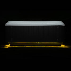 Modernes Design 3-Personen Hydro-Whirlpool Massage Umweltfreundlicher Acryl-Whirlpool Tragbarer Outdoor-Rechteck-<span class=keywords><strong>Spa</strong></span> LED-Beleuchtung Luftdüsen - Product Image 5