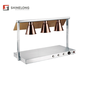 Lámpara Calentadora Infrarroja de Acero Inoxidable para Buffet, Modelo K1427-3, para Mantener Alimentos Calientes - Product Image 6