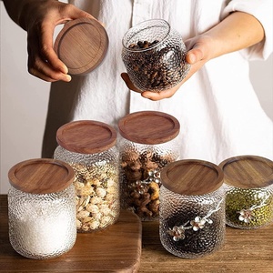 Couvercles en bois personnalisés avec logo laser pour bocaux de conservation en verre, couvercles hermétiques en <span class=keywords><strong>bambou</strong></span> naturel pour contenants de cuisine pour épices et céréales - Product Image 2
