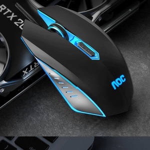 Aoc Gaming <b>Mouse</b> 4 Button Wired Optical Led Backlit For Pc Laptop Right Hand Ergonomic Design - Product Image 4