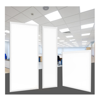 Lámpara de Panel Plano Inteligente LED Regulable con Pantalla Blanca, Aplicación y Control Remoto para Oficina en Casa