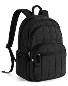 Mochila de Viaje Acolchada para Mujer, 55L, Mochila para Portátil Universitaria, Negra - Product Image 1