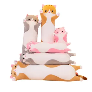 50cm 2022 Brand New Design Plush cute cheap stuffed animal Cat shape plush pet toy for Kids