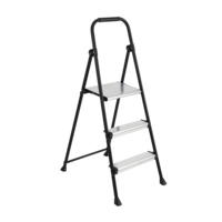 ANSI 225LB 2 3 Stufen-Leiter Hocker-Treppe Aluminium-Schritt Stahlleiter Klappleiter für Haus Haushalt Stahlleiter mit Werkzeugtablett